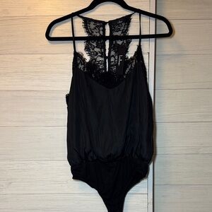 Lulus Black Lace Bodysuit